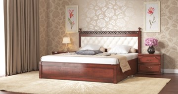 Двуспальная кровать Ричард 160*200 с основанием в Ханты-Мансийске