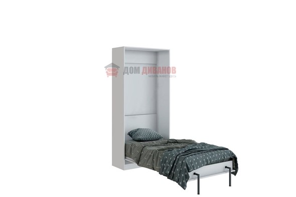 Кровать-шкаф Велена 1, 900х2000, цвет белый в Лангепасе - изображение