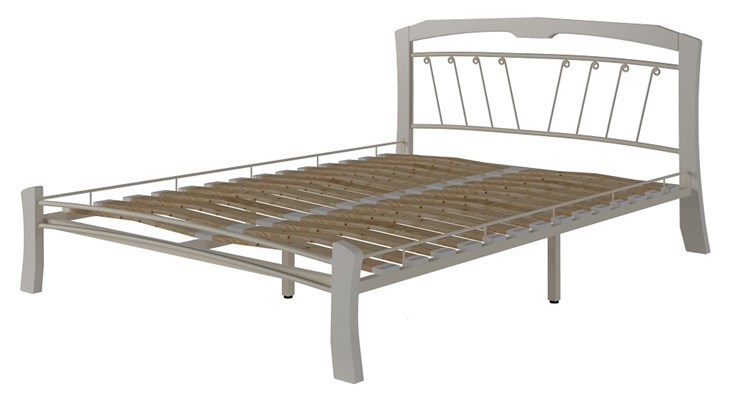 Кровать в спальню Муза 4 Лайт, 1600, белый в Лангепасе - изображение 1
