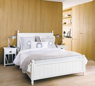 Кровать 2-спальная Palermo, (PL1016), белый в Нижневартовске