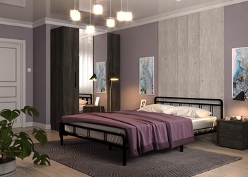 Спальная кровать Леон, 900, черный в Нижневартовске