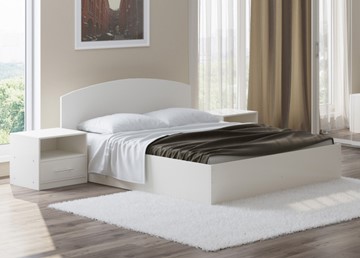 Кровать с подъемным механизмом Этюд 140x200, Белый в Лангепасе