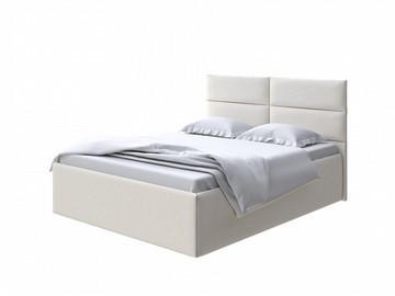 Двухспальная кровать Clever 200х200 без кроватного основания Жаккард (Tesla Бежевый) в Лангепасе