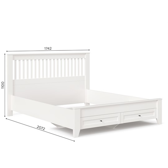 Двуспальная кровать  Аликанте ЛД.415090.000 в Лангепасе - изображение 6