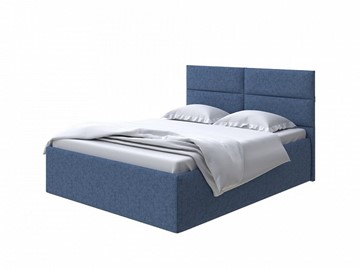 Двуспальная кровать Clever 160х200 без кроватного основания (Рогожка 78 Джинс) в Сургуте