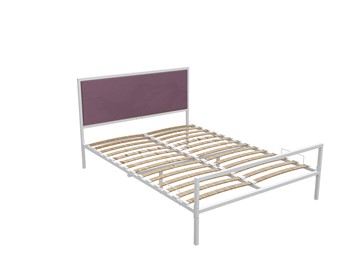 Кровать двуспальная Redmison Сапфир с ортопедическим основанием 1600x2000 (Белый муар) в Когалыме