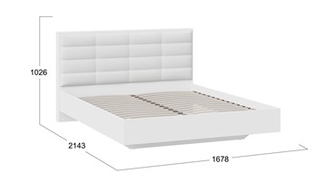 Кровать Агата тип 1 (Белый) в Нягани - предосмотр 2