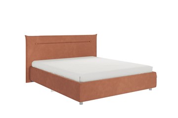 Кровать 2-х спальная Альба 1.6, персик (велюр) в Нижневартовске