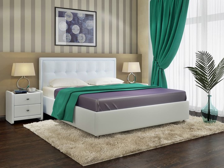 Кровать 2-спальная Amelia размер 160*200 с основанием в Пыть-Яхе - изображение 2