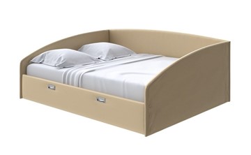Кровать в спальню Bono 160х200, Экокожа (Золотой перламутр) в Нижневартовске