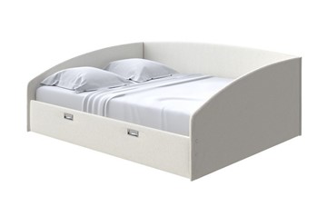 Кровать в спальню Bono 160х200, Искусственная шерсть (Лама Лён) в Советском