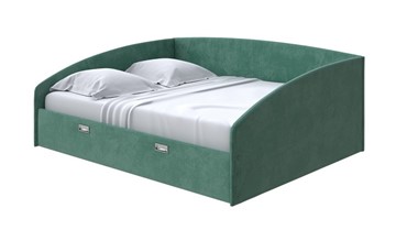 Спальная кровать Bono 180х200, Велюр (Casa Изумрудный) в Урае