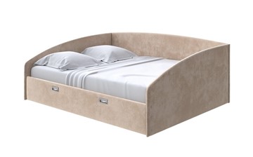 Кровать спальная Bono 180х200, Велюр (Лофти Бежевый) в Урае