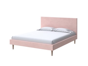 Кровать 2-спальная Claro 160х200, Велюр (Ultra Розовый мусс) в Сургуте