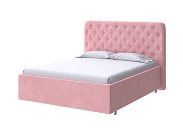 Двуспальная кровать Classic Large 160х200, Велюр (Casa Жемчужно-розовый) в Когалыме