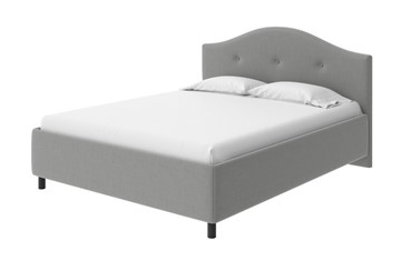 Кровать Como (Veda) 7 200x200, Искусственная шерсть (Лама Светло-серый) в Лангепасе
