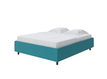 Кровать в спальню Como (Veda) Base 1 140x200, Велюр (Forest 562 Голубой) в Урае
