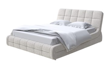 Кровать спальная Corso-6 140x200, Рогожка (Levis 12 Лён) в Сургуте