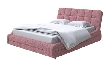 Кровать 2-спальная Corso-6 140x200, Рогожка (Levis 62 Розовый) в Лангепасе