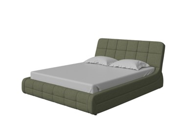 Спальная кровать Corso-6 140x200, Искусственная шерсть (Лама Авокадо) в Лангепасе