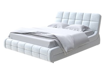 Кровать 2-х спальная Corso-6 160х200, Флок (Бентлей Светло-серый) в Лангепасе