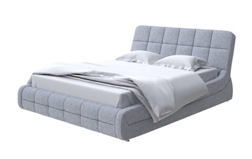 Кровать спальная Corso-6 200х200, Рогожка (Levis 83 Светло-Серый) в Когалыме