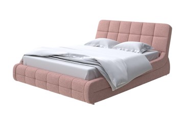 Кровать двуспальная Corso-6 200х200, Шенилл (Piano 10 Винтажный розовый) в Урае