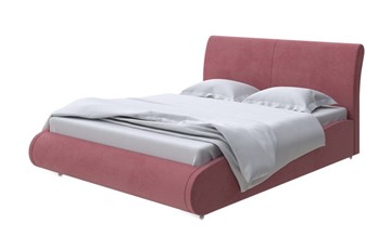 Кровать двуспальная Corso-8 160x200, Велюр (Ultra Багряный) в Лангепасе