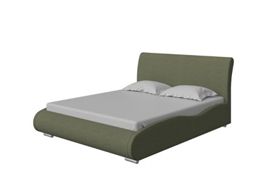 Кровать Corso-8 Lite 140x200, Искусственная шерсть (Лама Авокадо) в Радужном