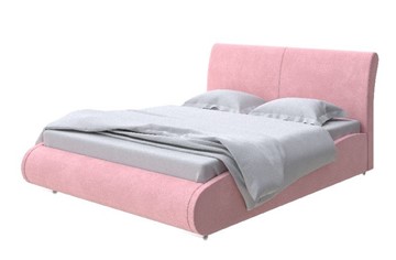 Кровать 2-спальная Corso-8 Lite 160х200, Велюр (Casa Жемчужно-розовый) в Когалыме