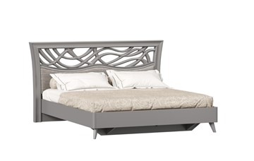 Кровать спальная Джулия 1800 с кроватным основанием, Оникс Серый в Лангепасе