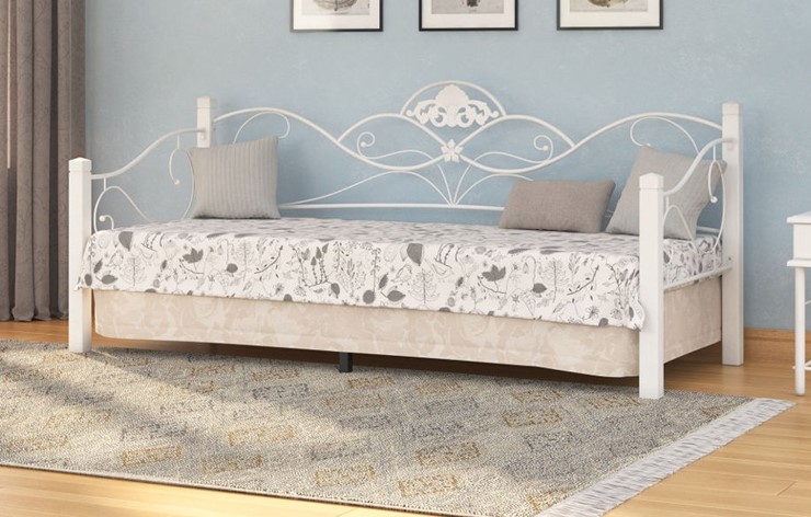 Спальная кровать Garda 2R софа 90х200, белый в Урае - изображение 1