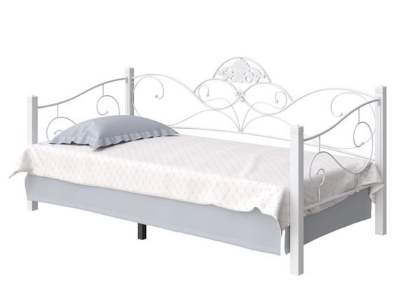 Спальная кровать Garda 2R софа 90х200, белый в Урае - изображение