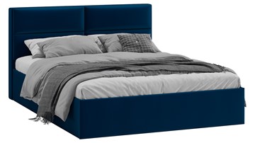 Кровать Глосс Тип 1 (Велюр Confetti Blue) в Радужном