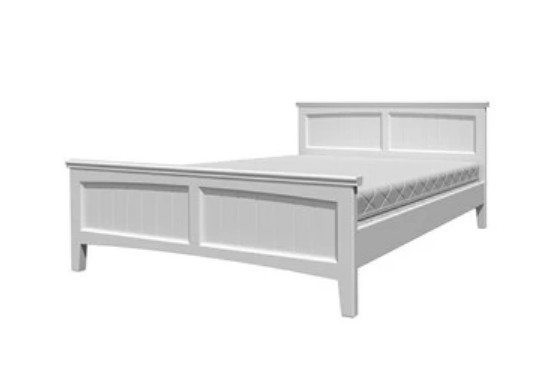 Спальная кровать Грация-4 (Белый Античный) 160х200 в Лангепасе - изображение