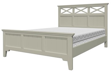 Кровать 2-спальная Грация-5 с фисташковым карнизом (Фисташковый) 160х200 в Урае