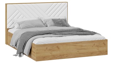 Спальная кровать Хилтон Тип 1 (Дуб крафт золотой/Белый) в Лангепасе - предосмотр