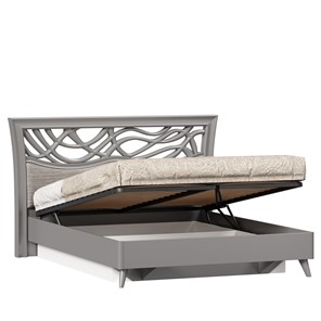 Кровать спальная 1600 с подъёмным механизмом Джулия (Оникс серый) ЛД 695.060.000.004 в Урае