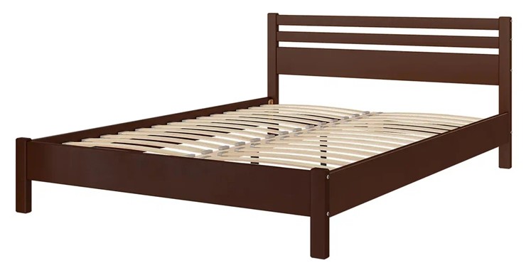 Кровать 2-спальная Милена (Орех) 160х200 в Урае - изображение 1