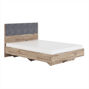 Кровать Николь (мод.1.5) 1,8 серый текстиль, с ортопедическим основанием в Нягани