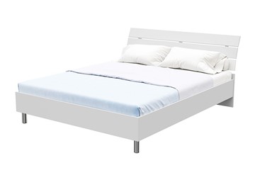 Двуспальная кровать Rest 1, 180х200, ЛДСП (Белый) в Лангепасе