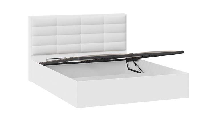 Кровать спальная с подъемным механизмом Агата тип 1 (Белый) в Лангепасе - изображение 2