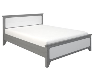 Кровать 2-спальная Соня 1400, Серый/Белый в Советском
