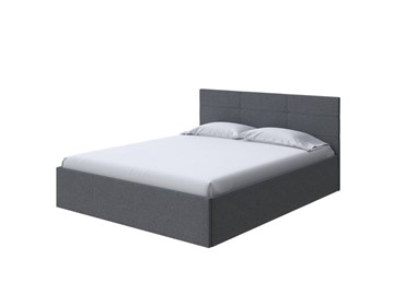 Кровать двуспальная Vector Plus 180х200, Рогожка (Savana Grey (серый)) в Радужном