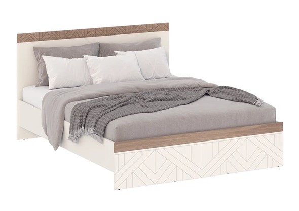 Кровать в спальню Вена 1600 (4-22903к.с.\яс.тем.МДФ) в Лангепасе - изображение