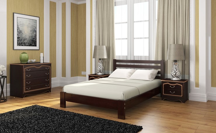 Двуспальная кровать Вероника (Белый Античный) 160х200 в Урае - изображение 4
