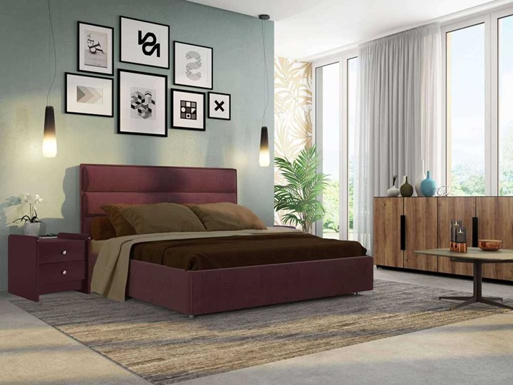 Кровать в спальню Веста размер 160*200 с основанием в Лангепасе - изображение 9