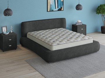 Спальная кровать Zephyr 160х200, (Велсофт Графит) в Лангепасе