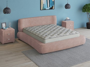 Кровать 2-х спальная Zephyr 180х200, (Велсофт Винтажный розовый) в Лангепасе