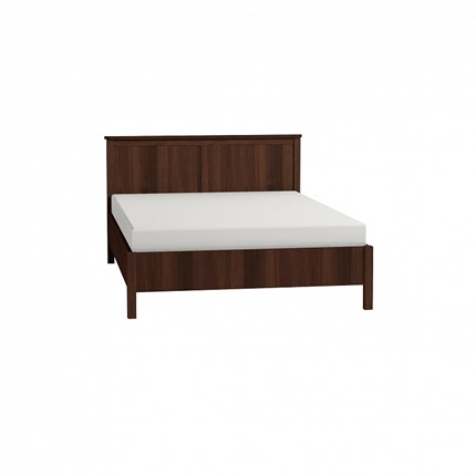 Полуторная кровать Sherlock 43 + 3.1 Основание с гибкими ламелями металл 1400, Орех шоколадный в Когалыме - изображение